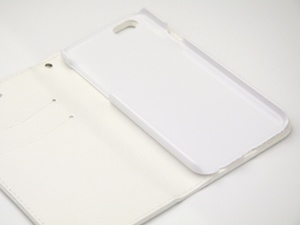 黒猫ぷーちゃん フラップ無iphone用手帳型ケース