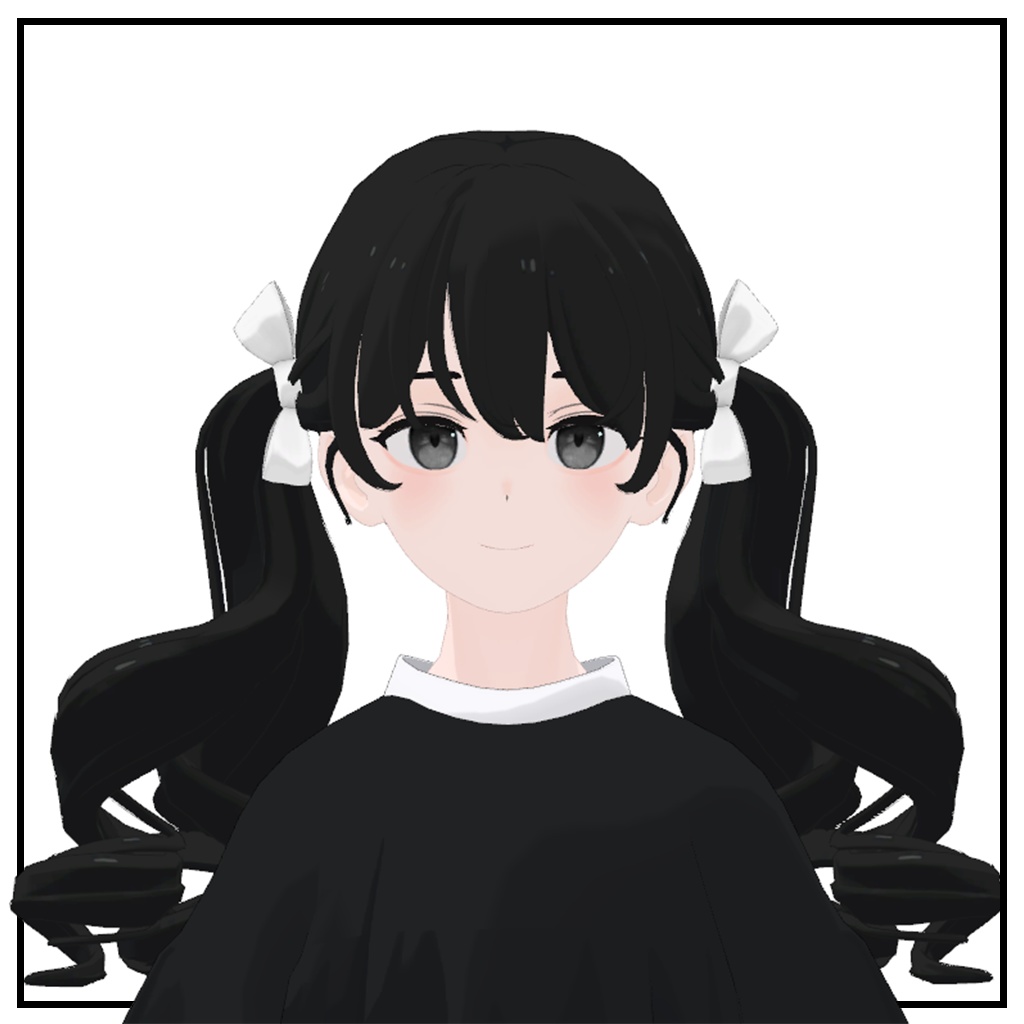 【無料】HairTwintails Ribbon
