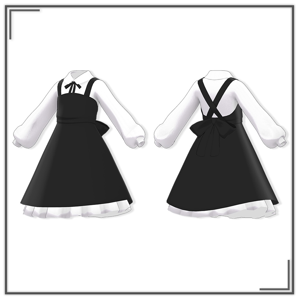 【Cygnet・Grus】Simple Garden Maid Dress