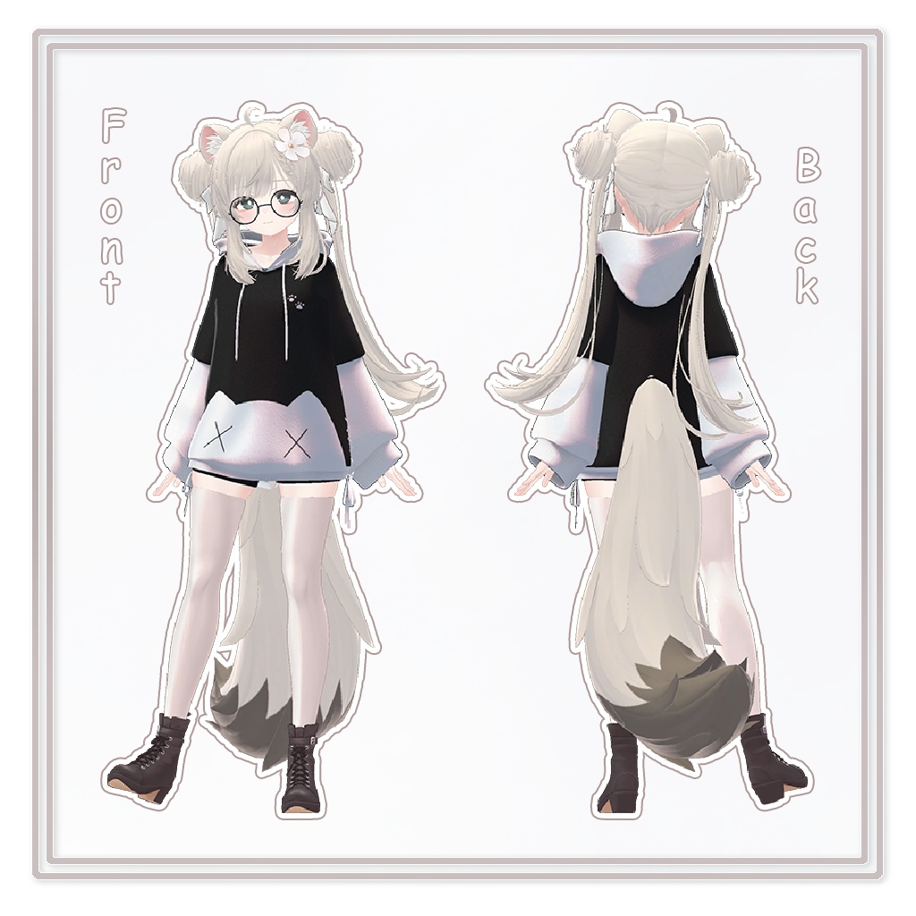 【マヌカ-Manuka-】Cat Hoodie