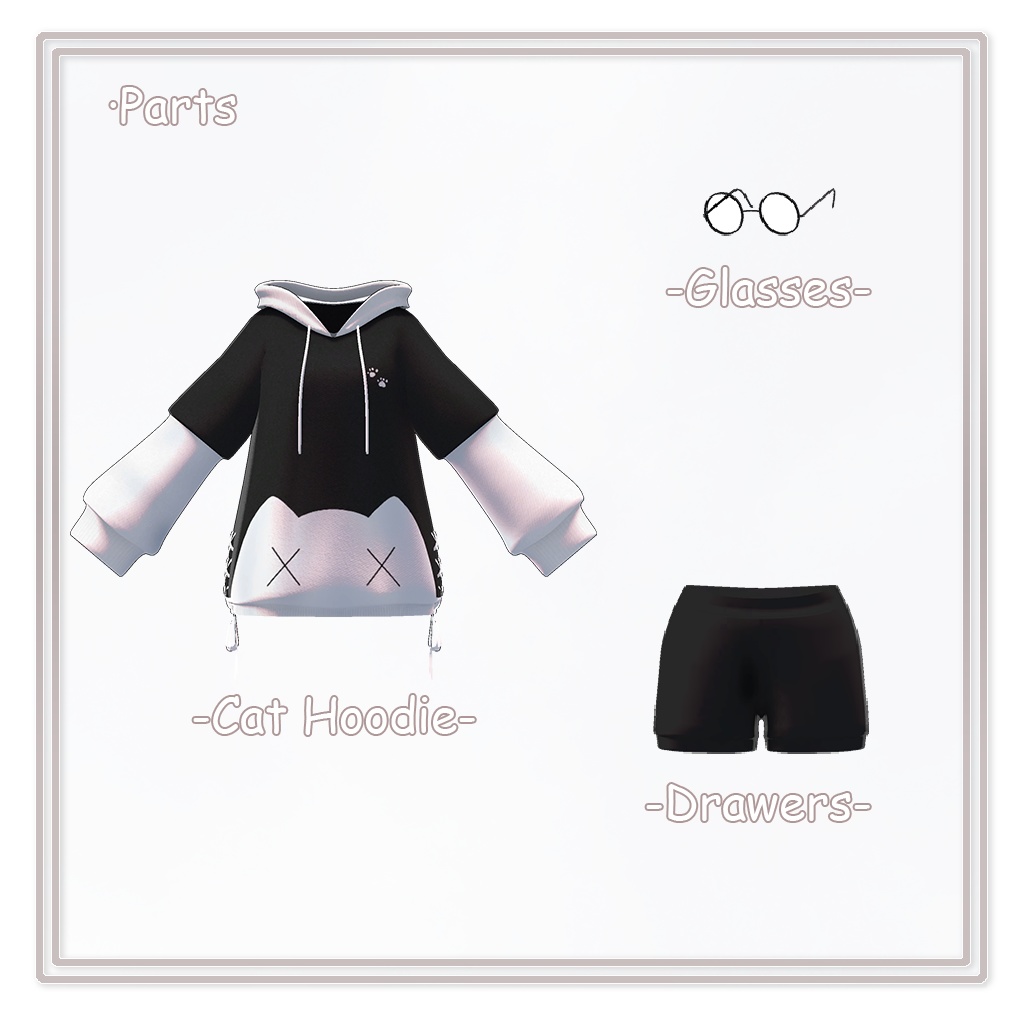 【マヌカ-Manuka-】Cat Hoodie