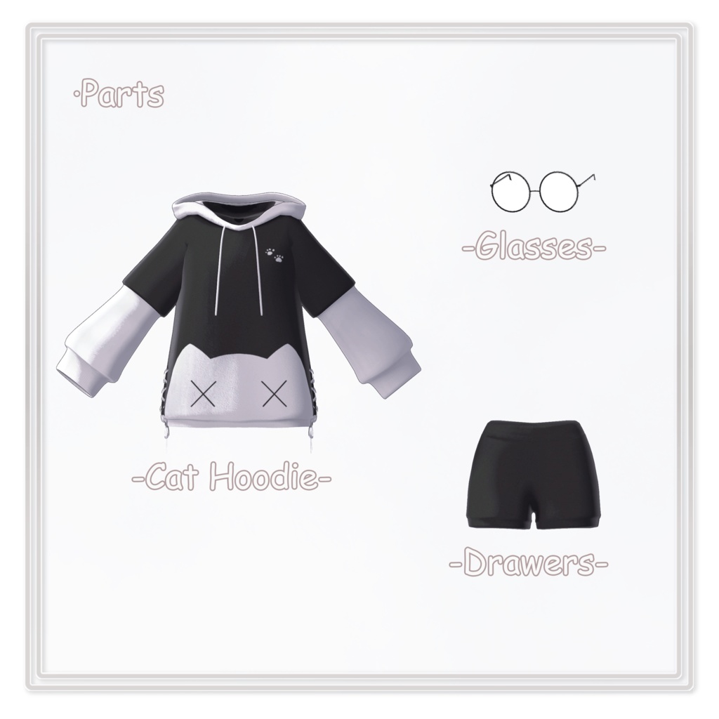 【しなの-Shinano-】Cat Hoodie