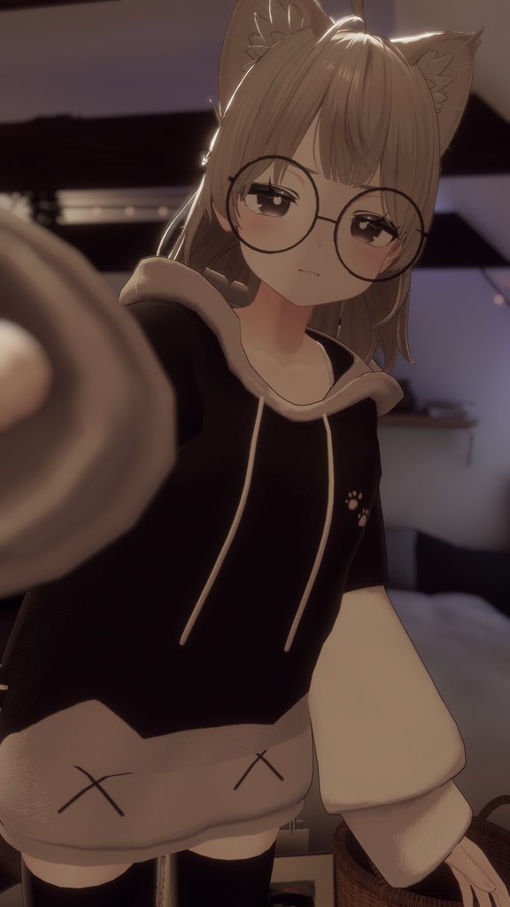 【しなの-Shinano-】Cat Hoodie