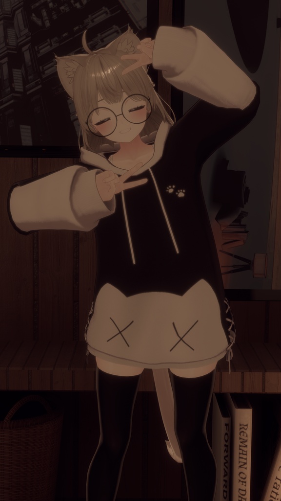 【しなの-Shinano-】Cat Hoodie