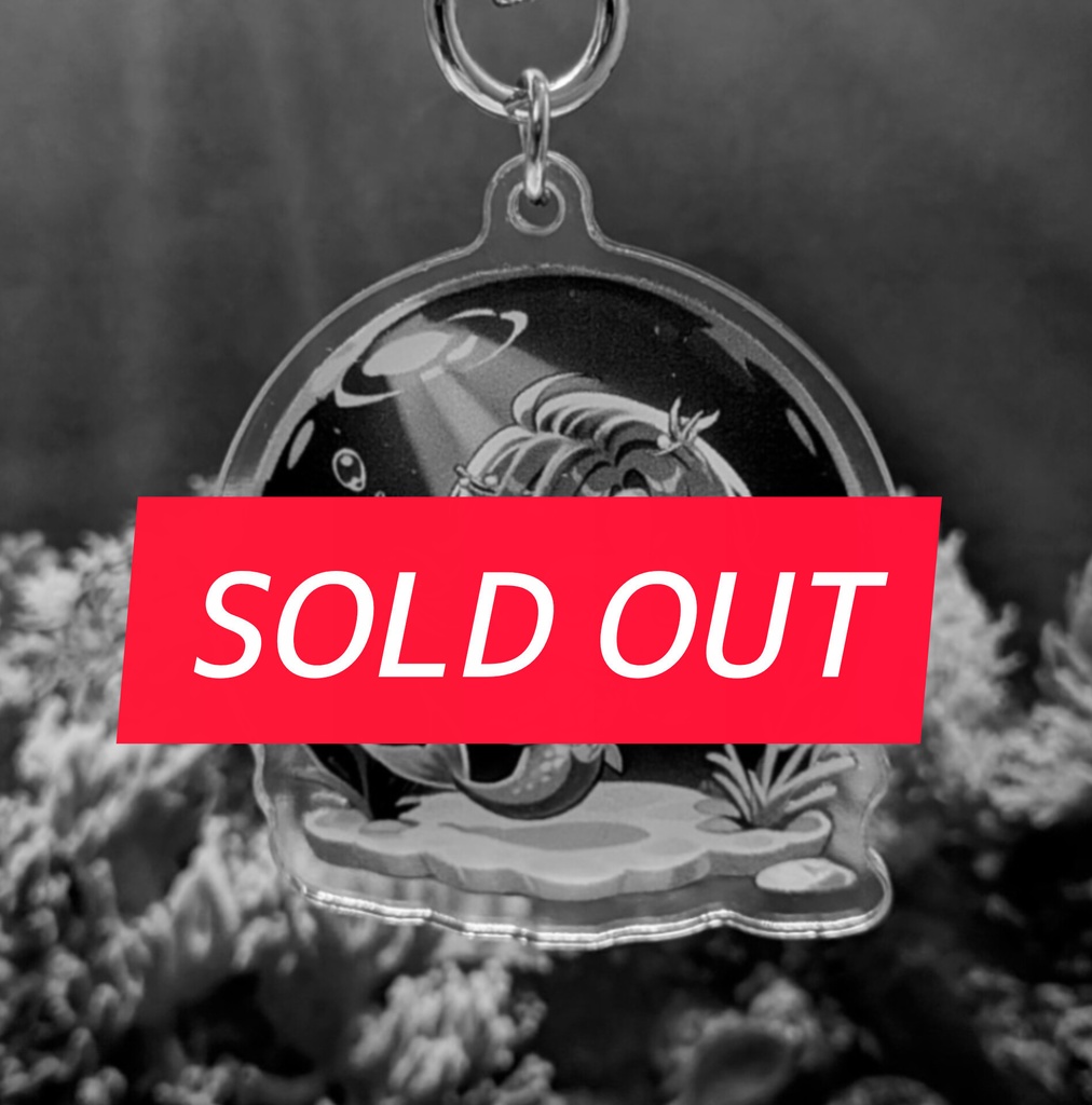 海神様のぷかぷかアクリルキーホルダー