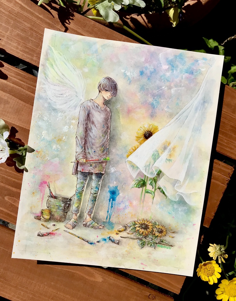水彩原画「Canvas」