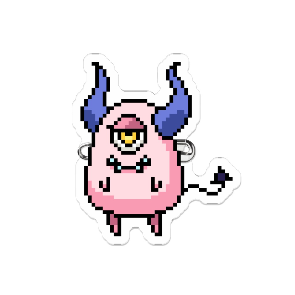 プチデビルのアクリルバッジ