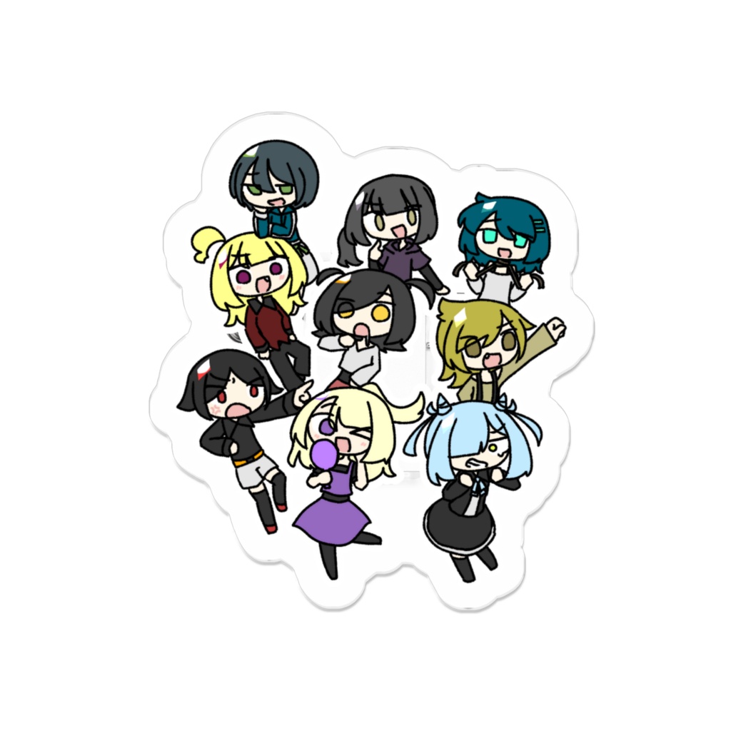 カリス魔女アクリルバッジ