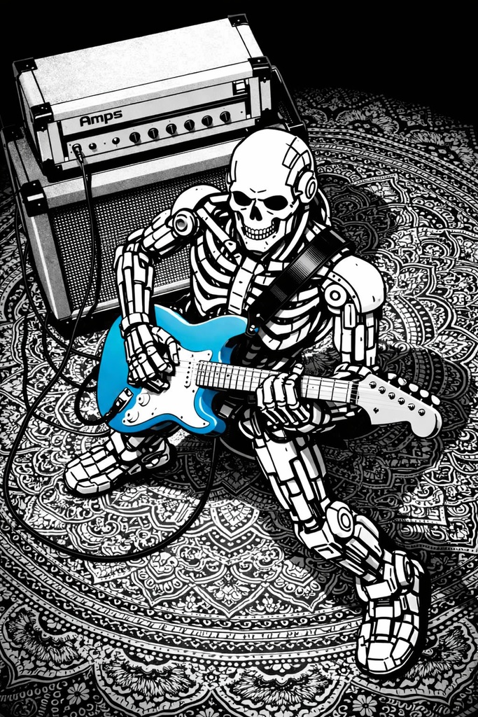 26_髑髏のギタリスト