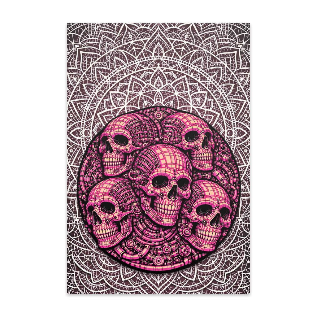 6_SKULL 5th ELEMENTs(ポストカード)幾何学デザインVer.