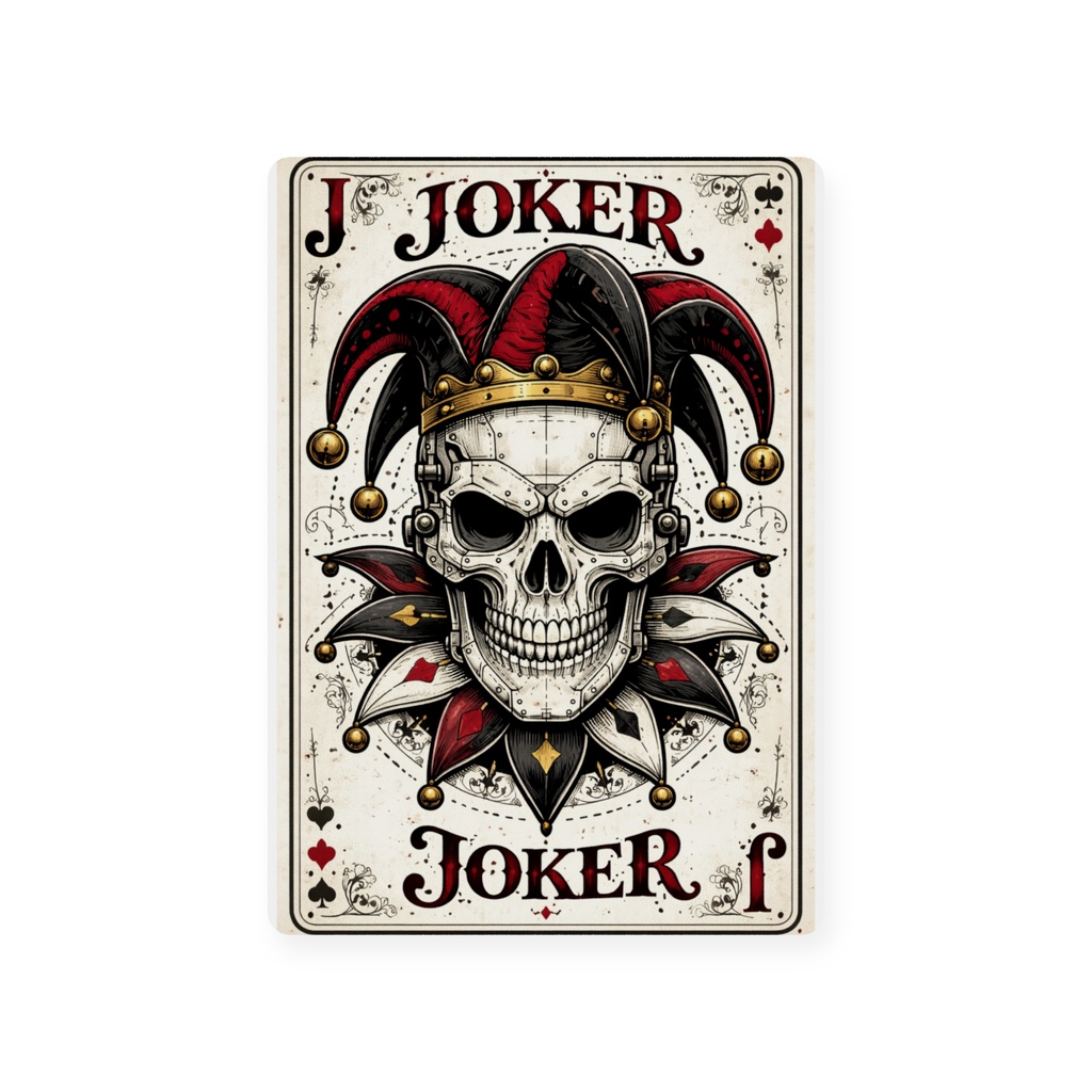 7_髑髏のトランプ・JOKER（トレーディングカード）