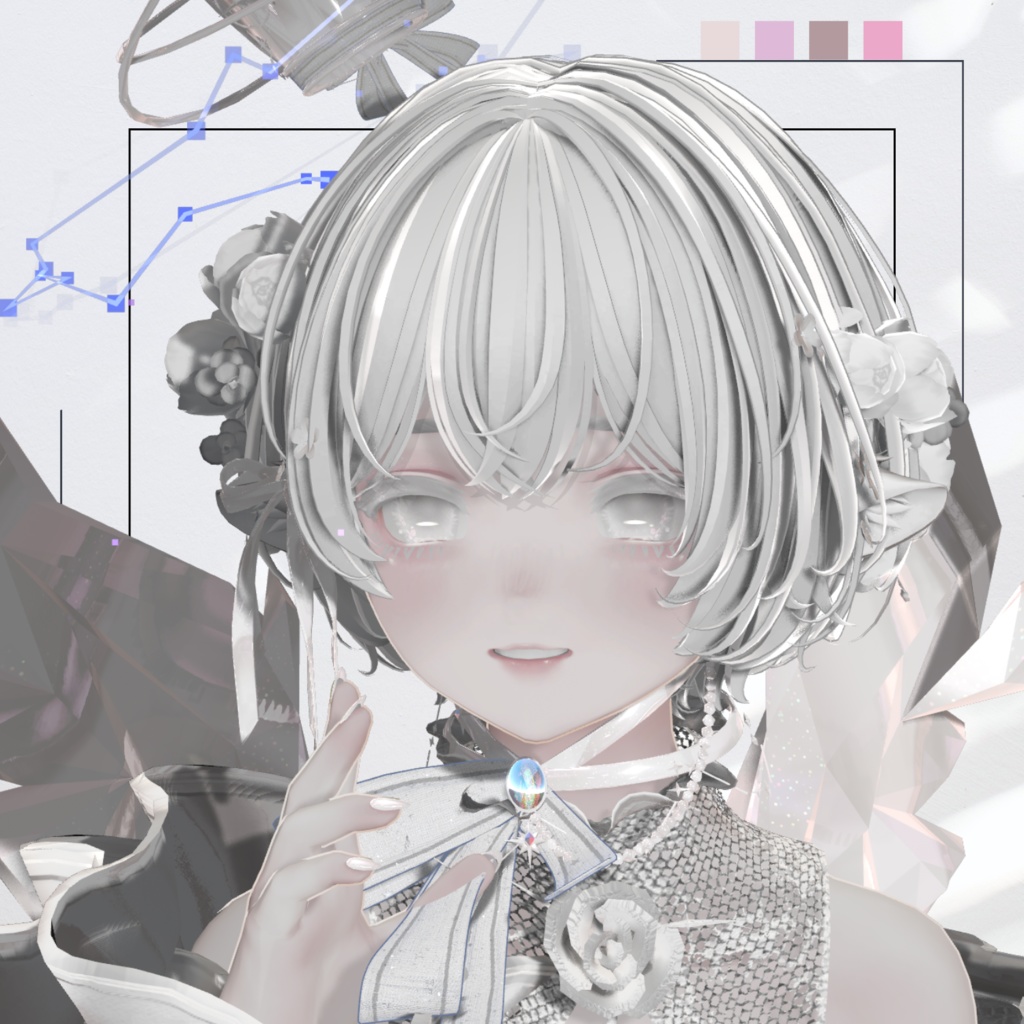 🌸陽だまりさくらメイク【2アバター対応】【makeup and eye textures】