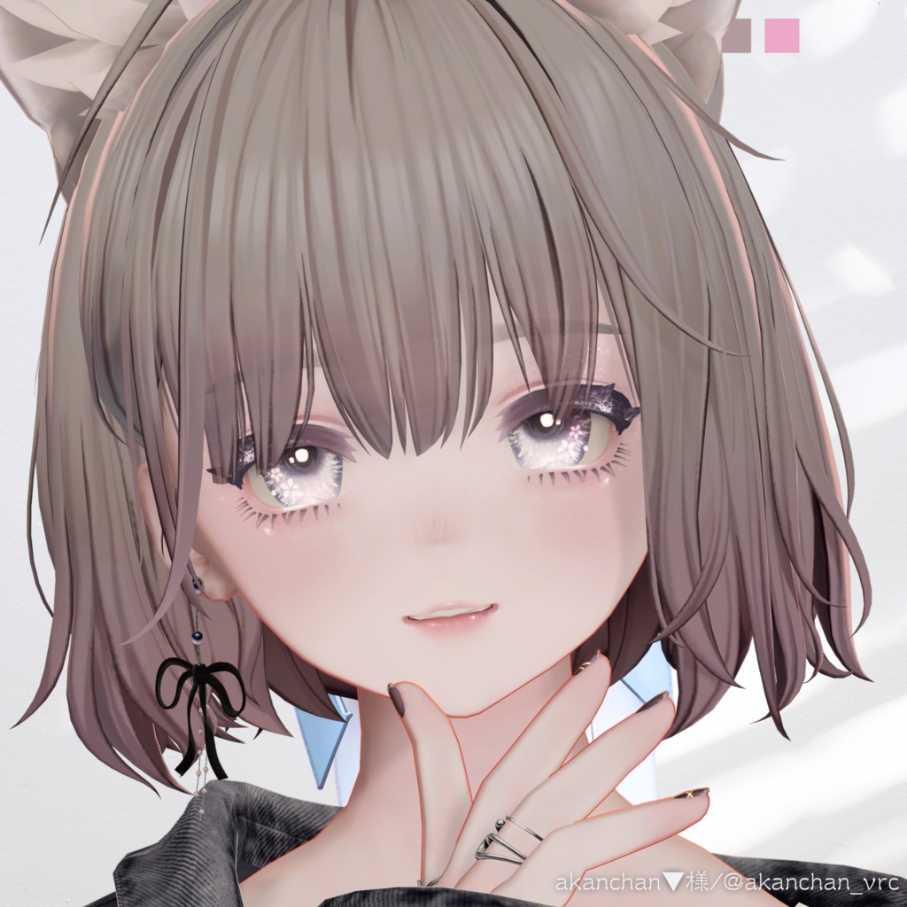 🌸陽だまりさくらメイク【2アバター対応】【makeup and eye textures】