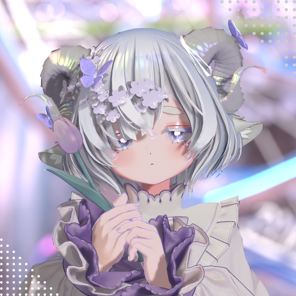 🌟星屑クリスタルフラワーアイ【フィユエ(fyuett)対応】【eye textures】