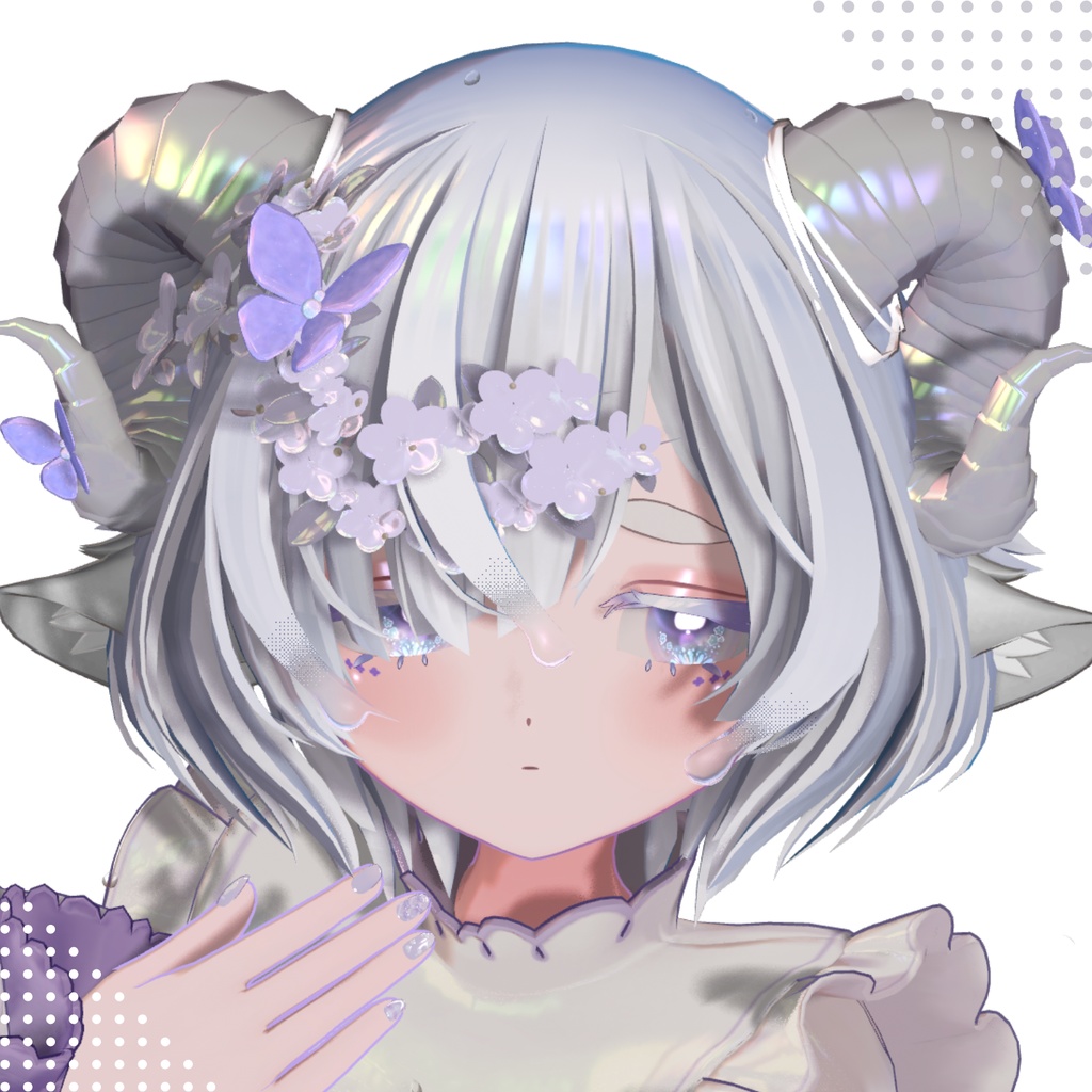 🌟星屑クリスタルフラワーアイ【フィユエ(fyuett)対応】【eye textures】