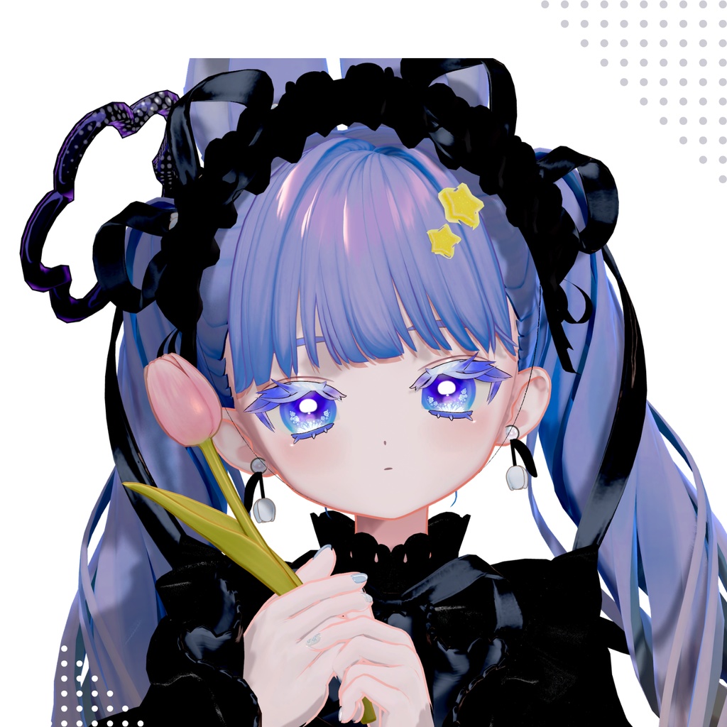 🌟星屑クリスタルフラワーアイ【フィユエ(fyuett)対応】【eye textures】