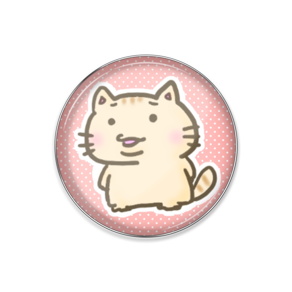 ゆるっと☆ねこたん ピンバッチ