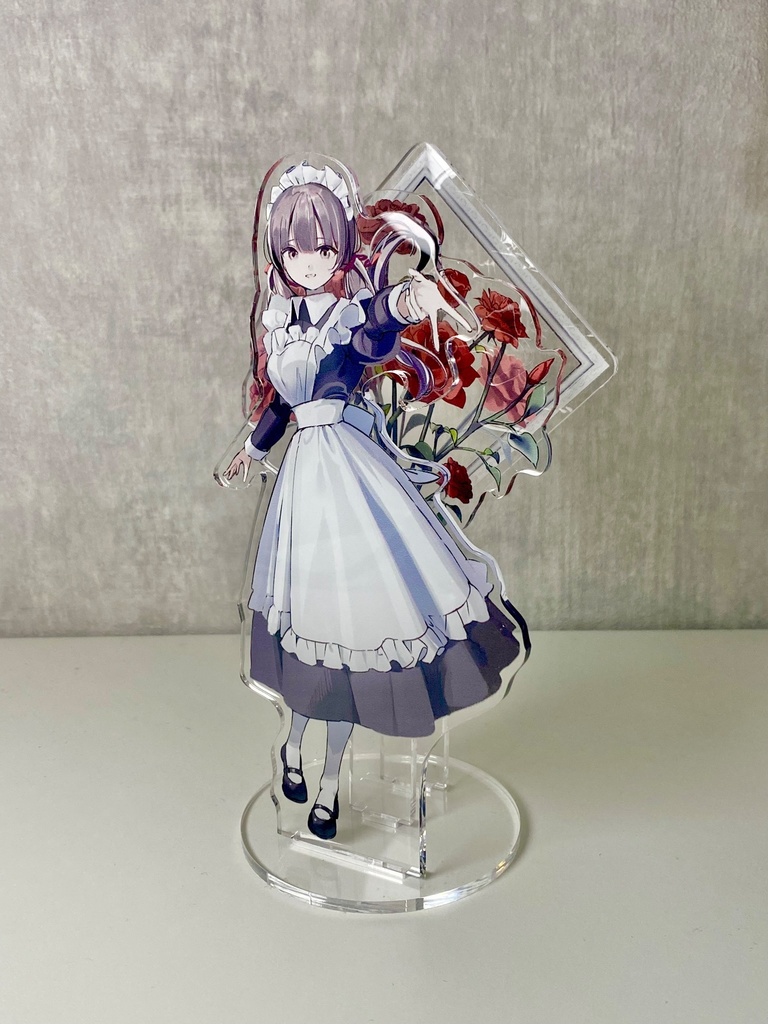 【夏コミ新作🍉】「花×メイド」3層アクリルフィギュア 各種
