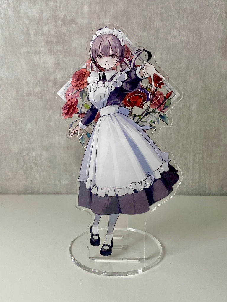 【夏コミ新作🍉】「花×メイド」3層アクリルフィギュア 各種