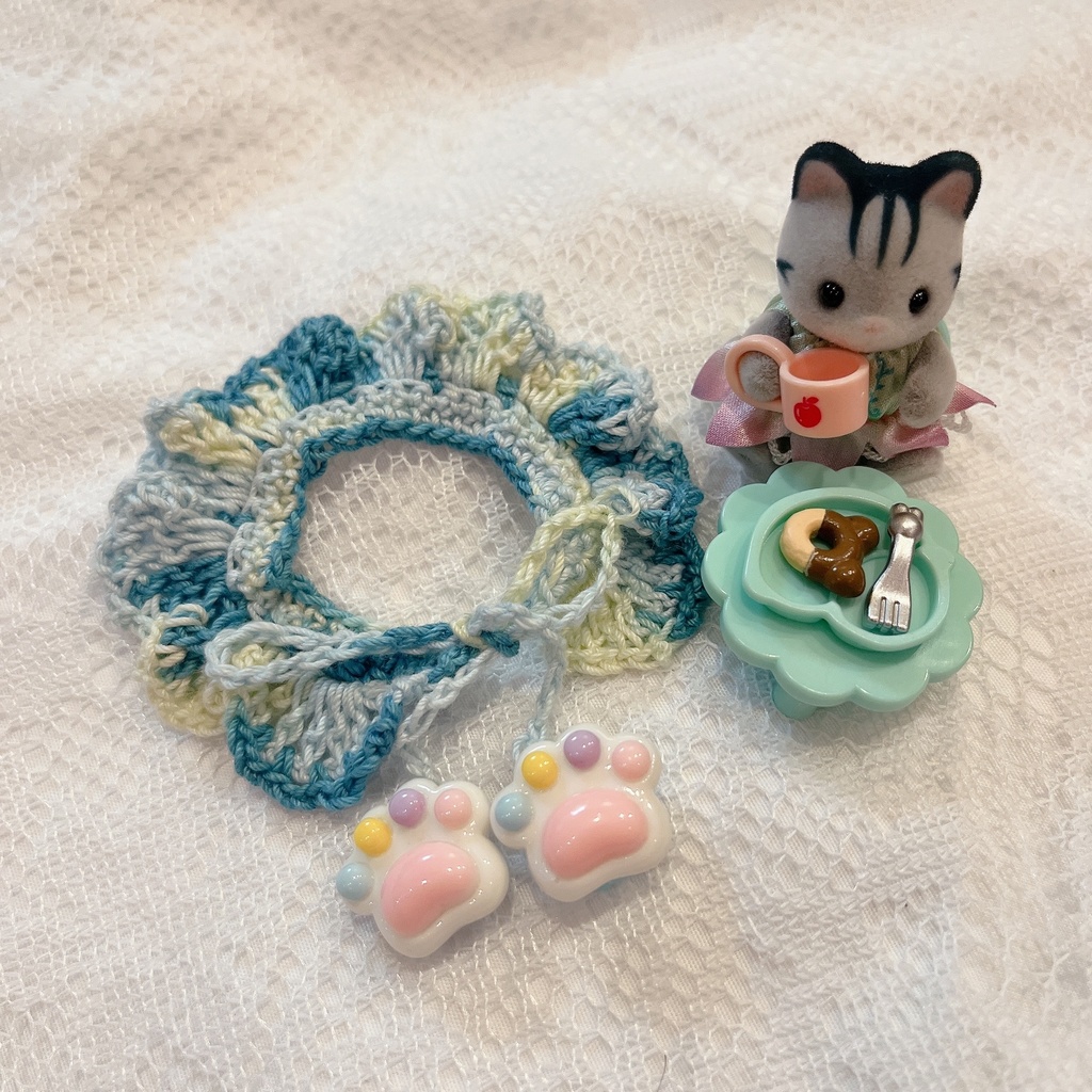 ぬい用 ポンチョ ピンク