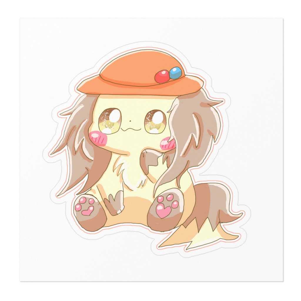 ぷりんくんステッカー