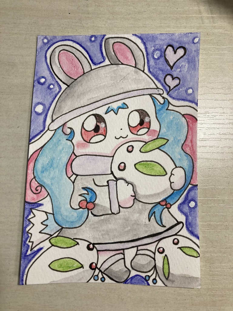 雪うさぎとちっぷ