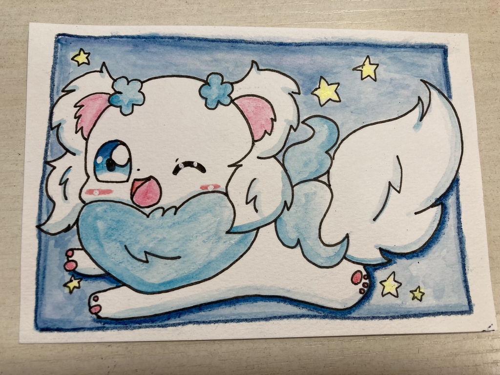 夜空とぽぷりちゃん