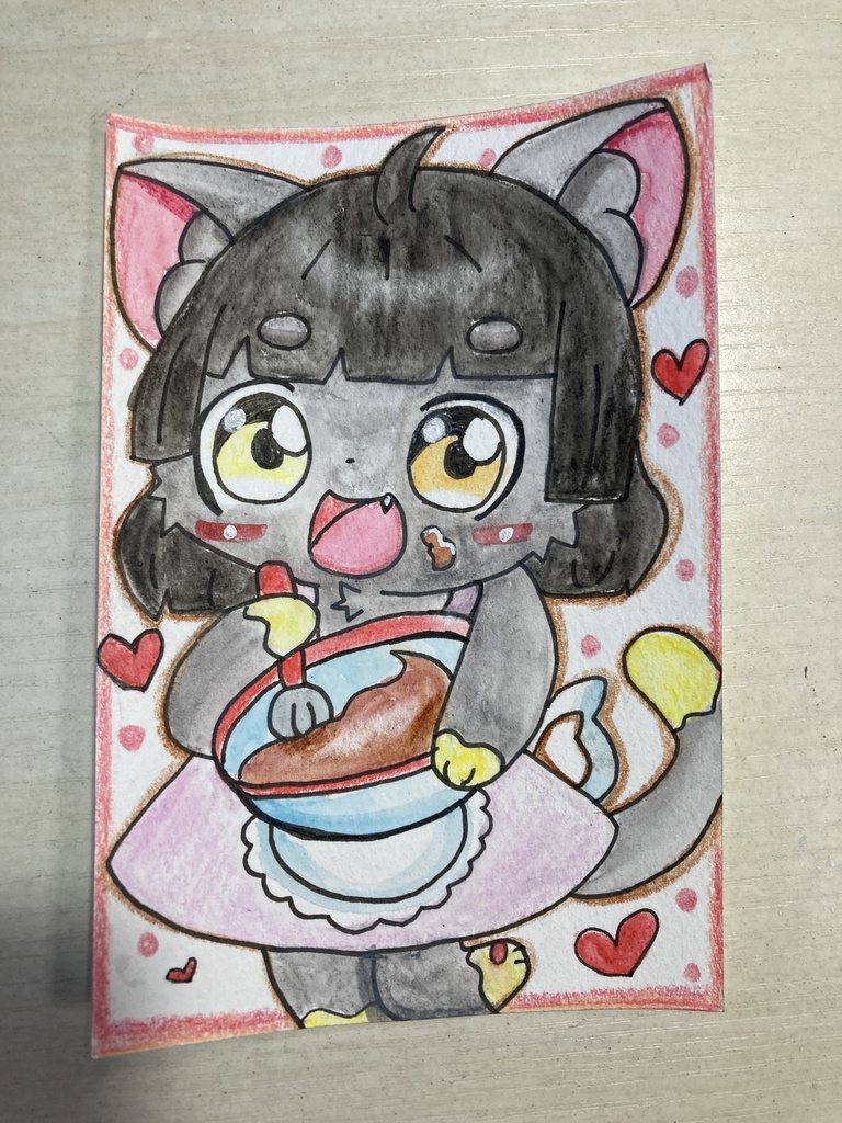 バレンタインチョコ作り夜ちゃん