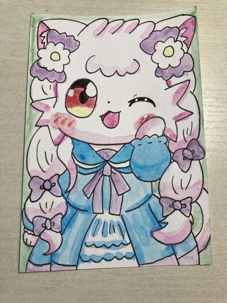 セーラー風ワンピましゅちゃん