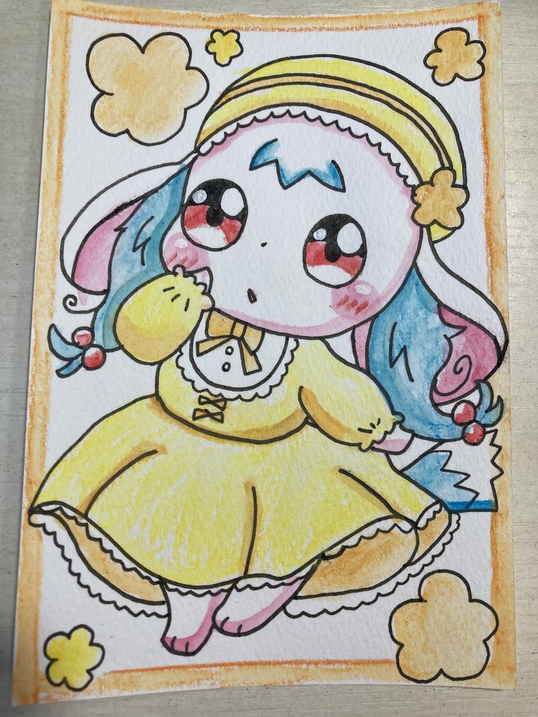 にんじんカラーワンピ