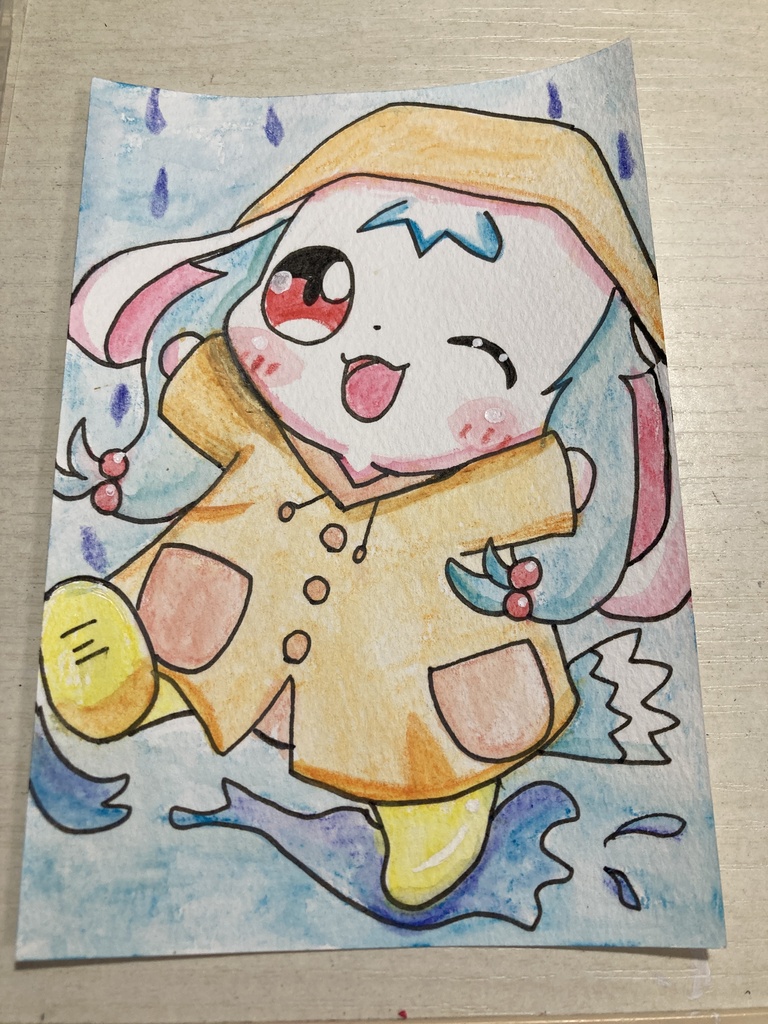 雨だー！