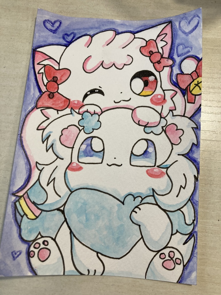 ましゅちゃんとぽぷりちゃん