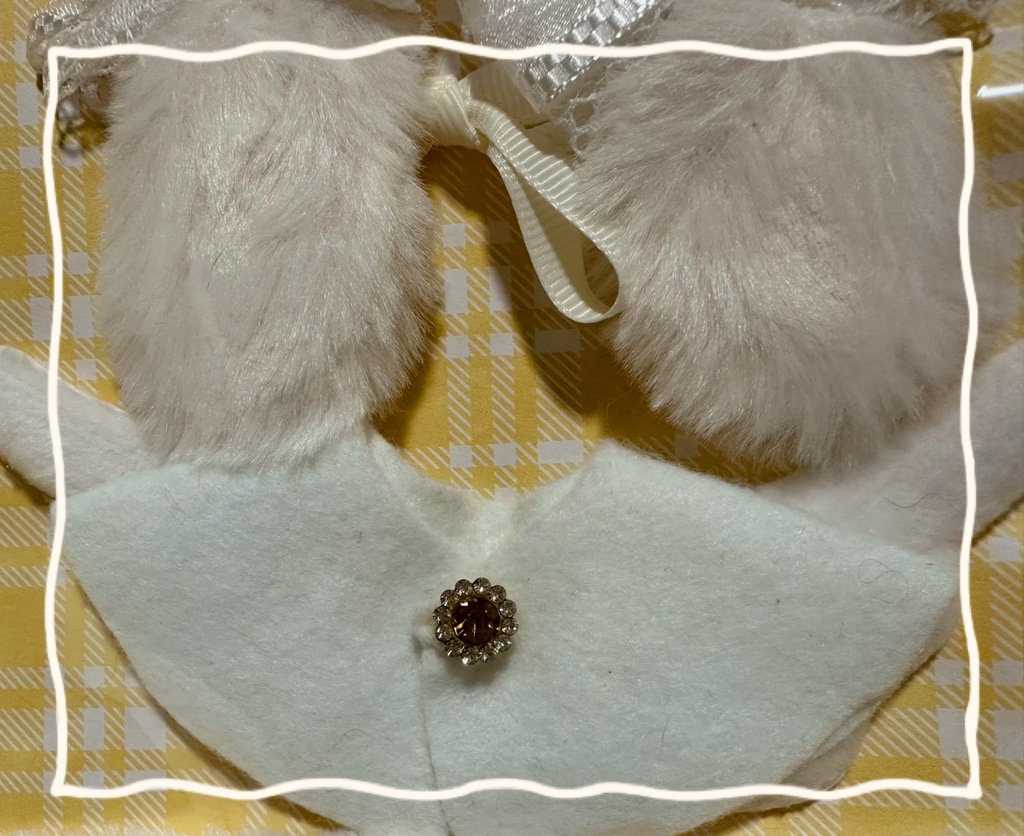 うさちゃん天使 ちびぐるみ 10cmぬいちゃん用