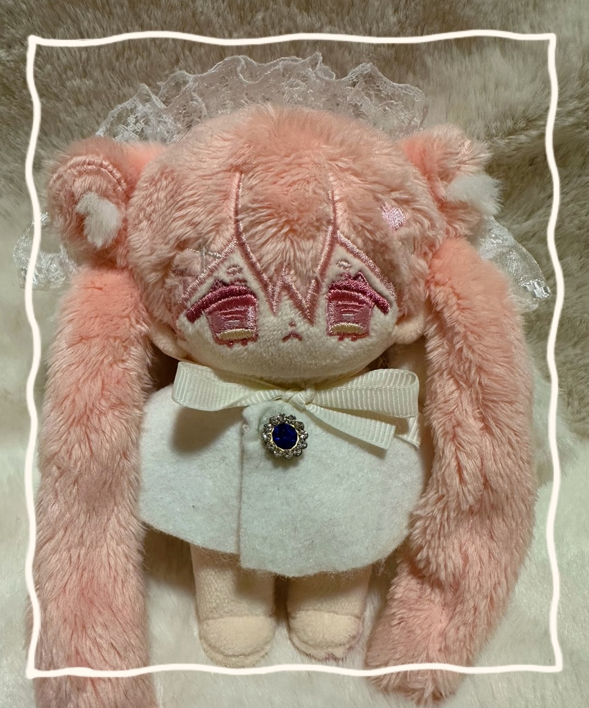 うさちゃん天使 ちびぐるみ 10cmぬいちゃん用