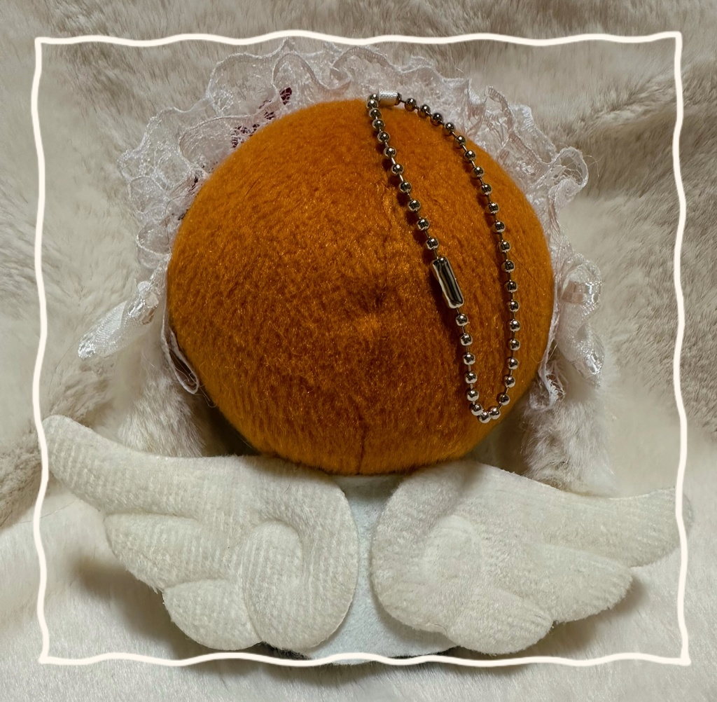 うさちゃん天使 ちびぐるみ 10cmぬいちゃん用