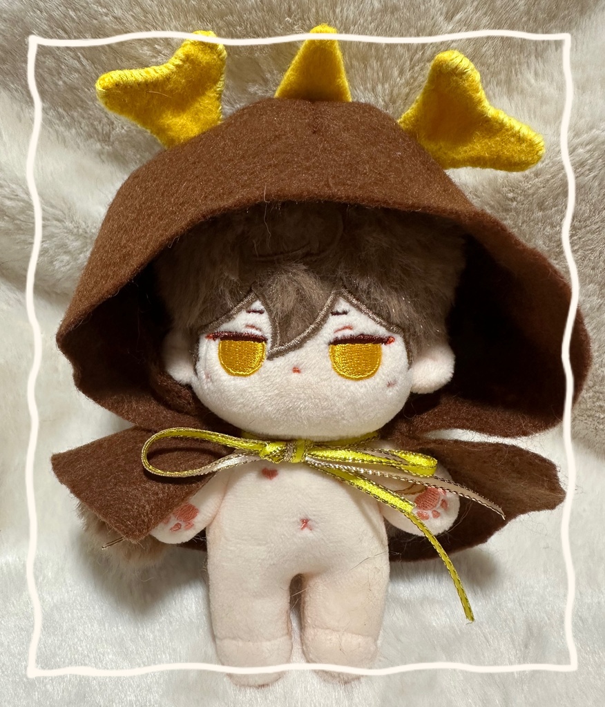 て~くんポンチョ ちびぐるみ、10cmぬいちゃん用