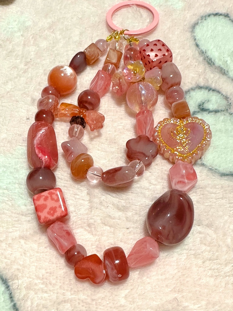 推し活 推しカラー 赤系 レッド系 ストラップ