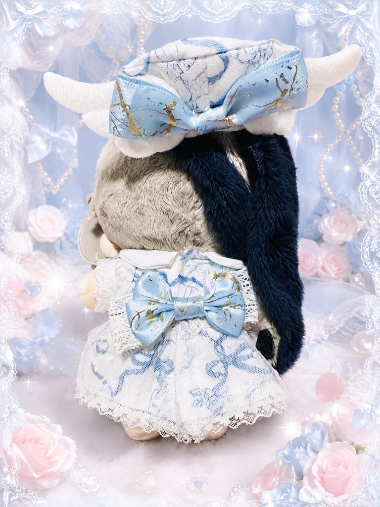 天使の羽根帽子付き♡ふんわりワンピース 20cm