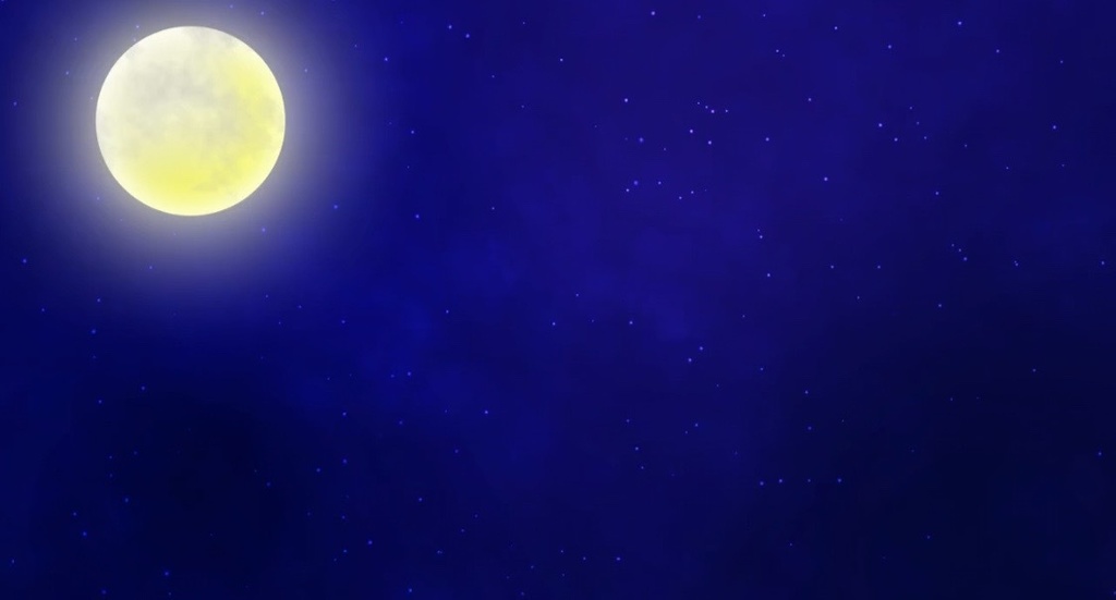 キラキラ輝く夜空の動く背景✨