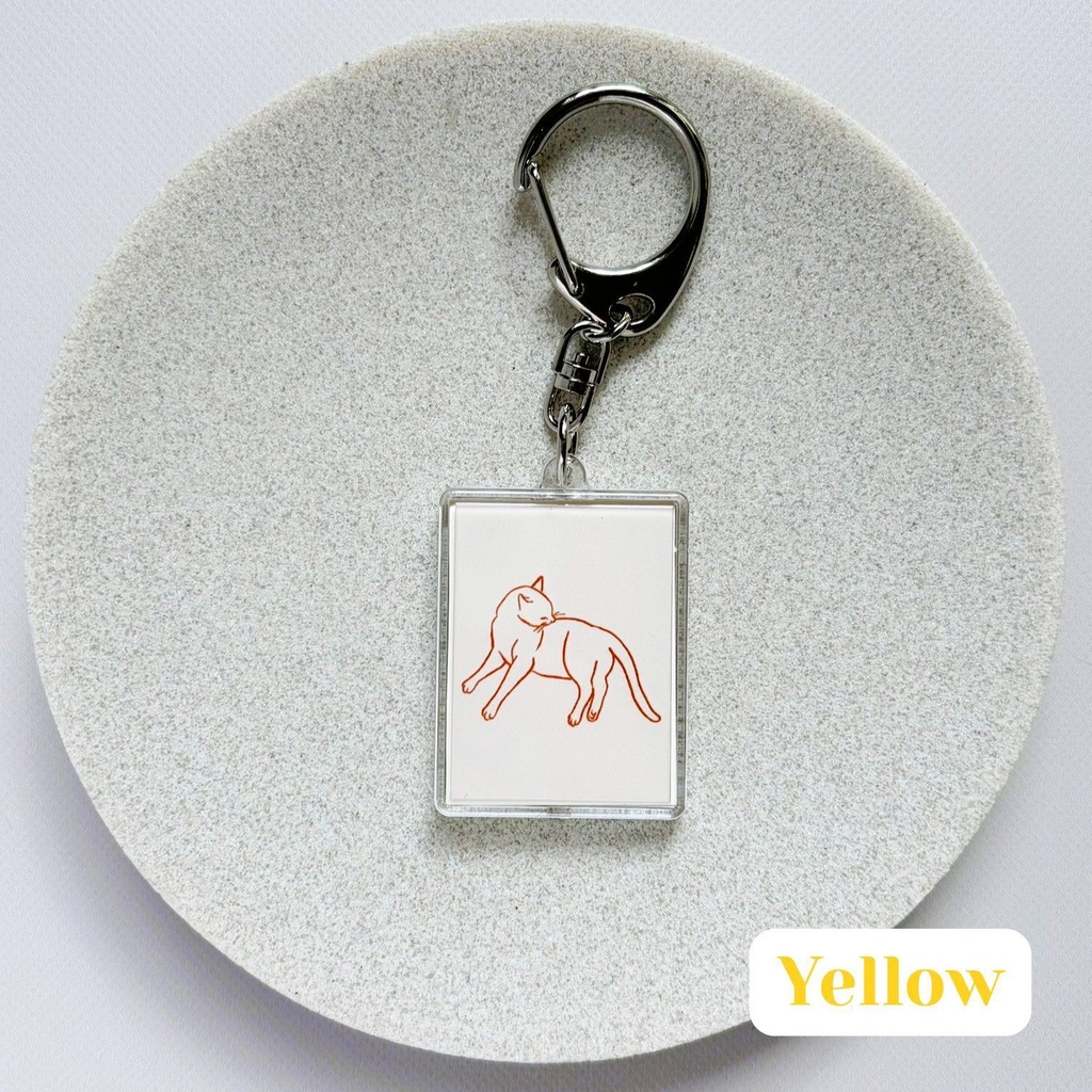 みだしなみキーホルダー・yellow
