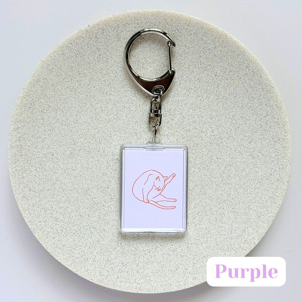 みだしなみキーホルダー・purple