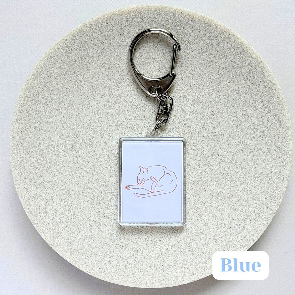 みだしなみキーホルダー・blue