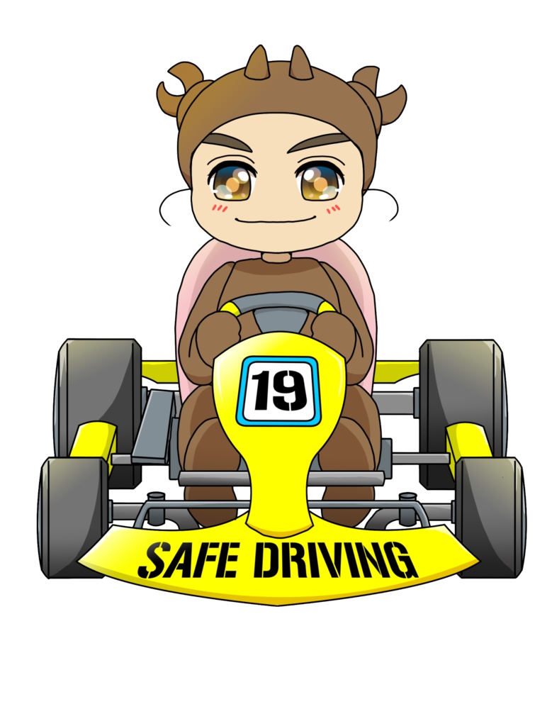 安全運転!妖精のハッピーカートアクキー