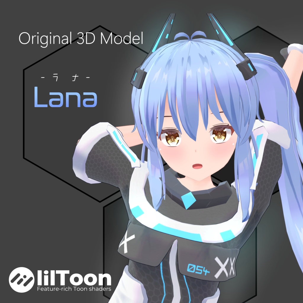 【オリジナル3Dモデル】Lana - ラナ -