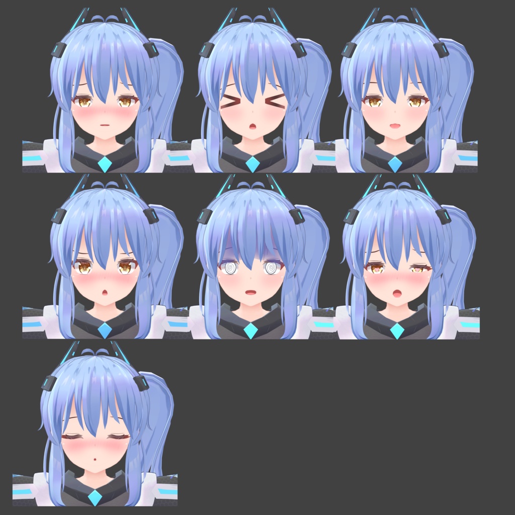 【オリジナル3Dモデル】Lana - ラナ -