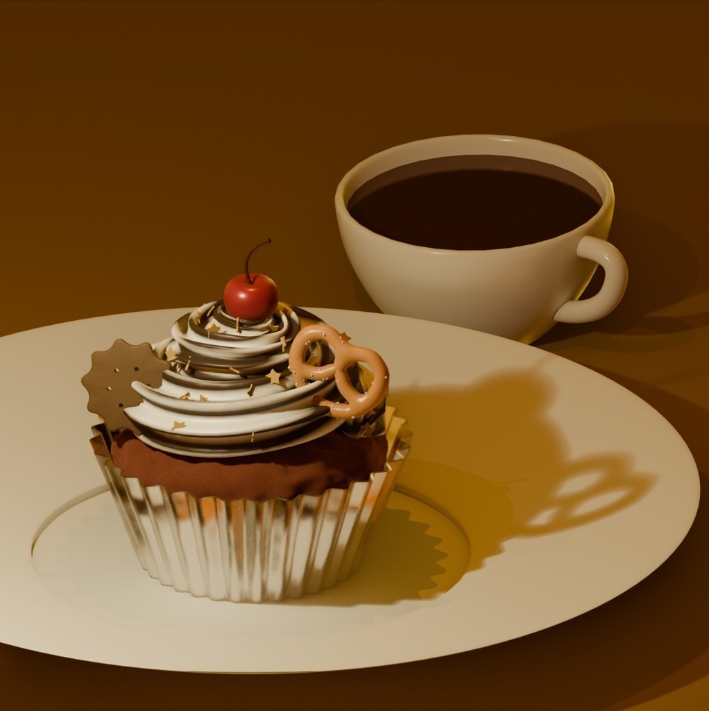 チョコカップケーキ
