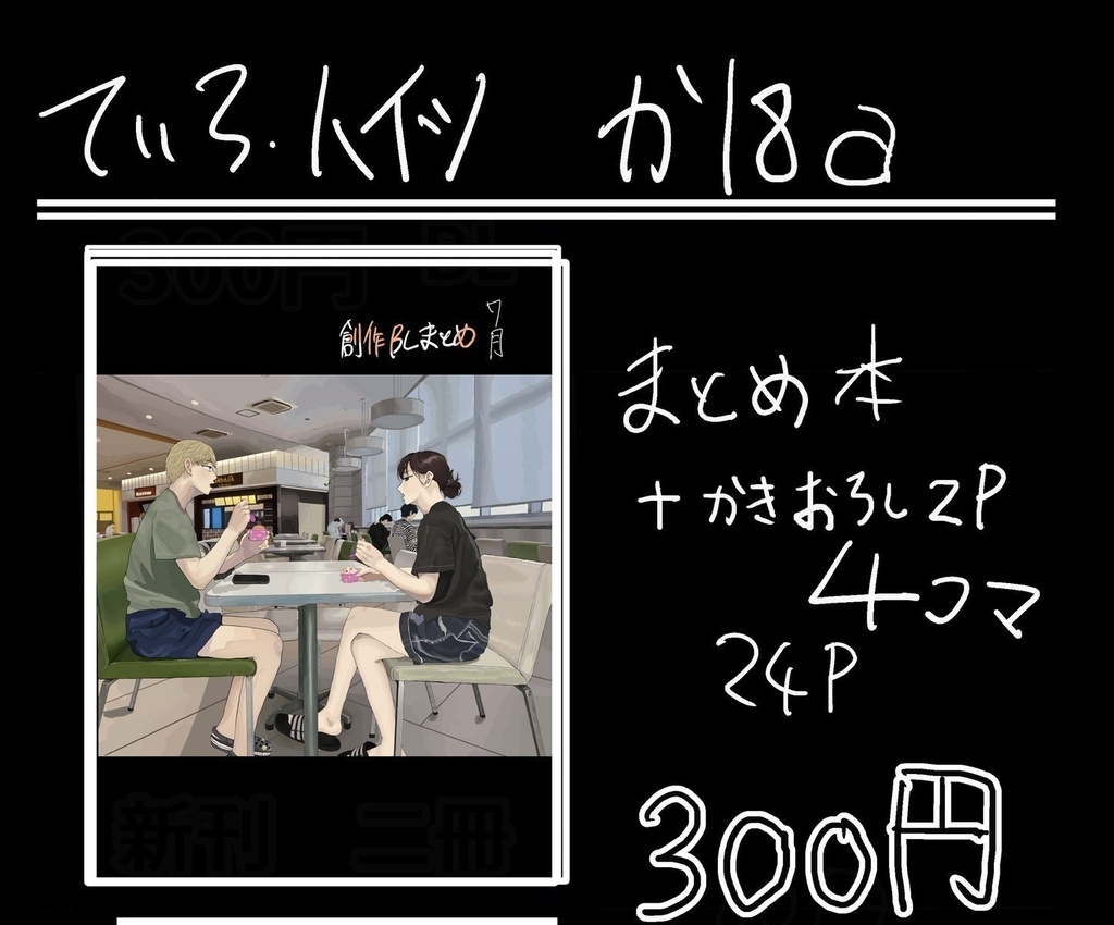 コミティア149   新刊　BL漫画二冊