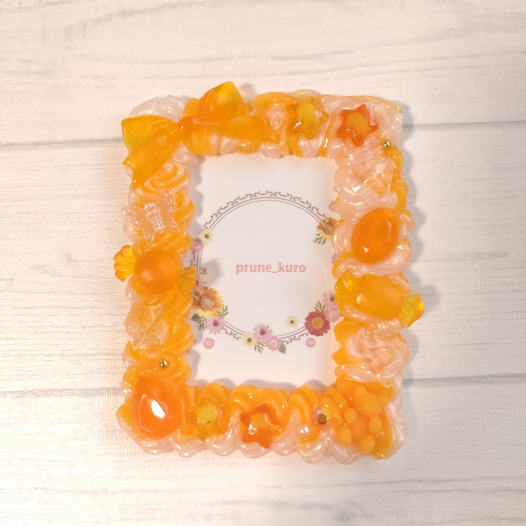 ホイップデコカードケース(オレンジ①)