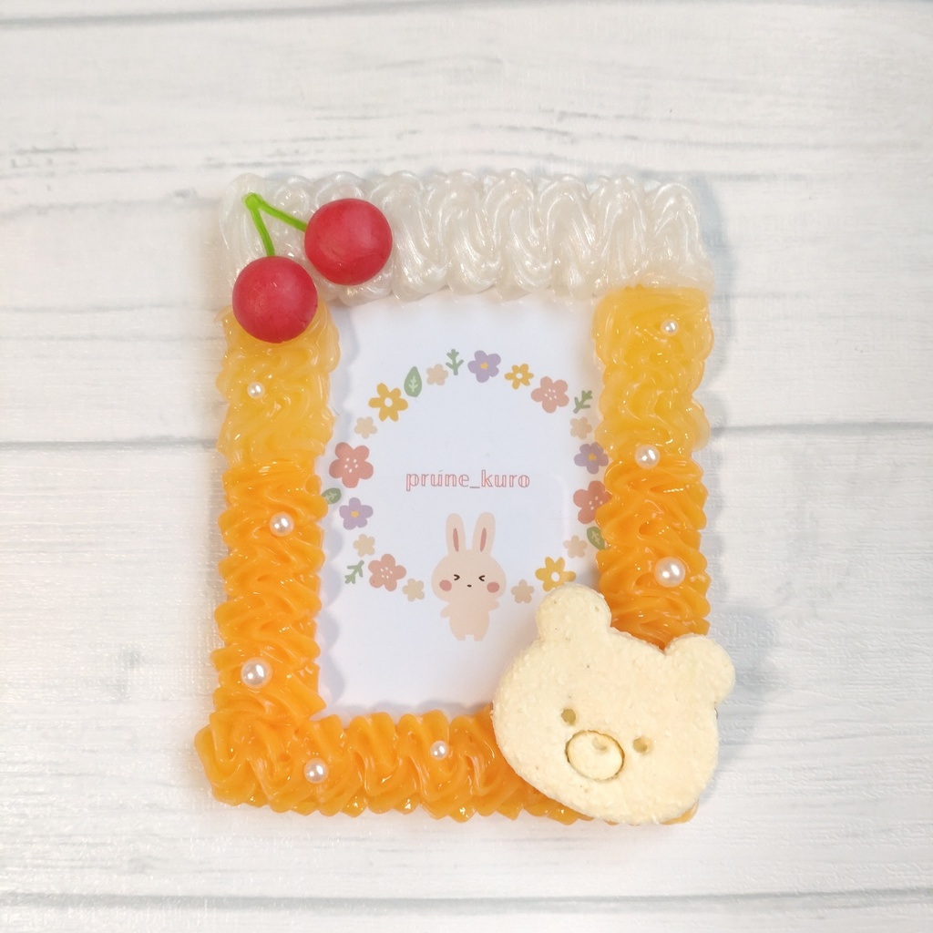 ホイップデコカードケース(クリームソーダオレンジ①)