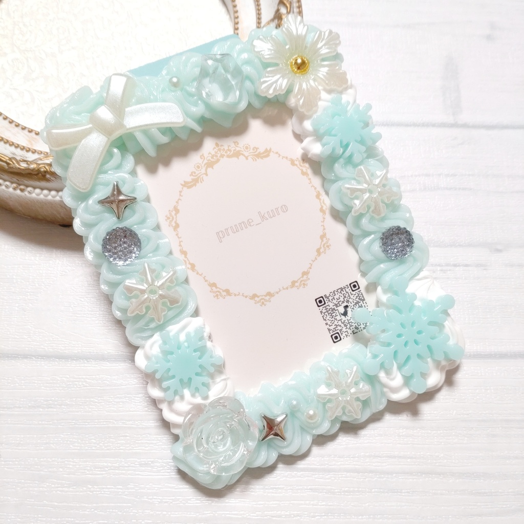 ホイップデコカードケース(雪の結晶)